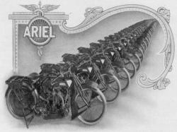 Produkcia motocykolv Ariel r.1926-1930 podľa modelov       