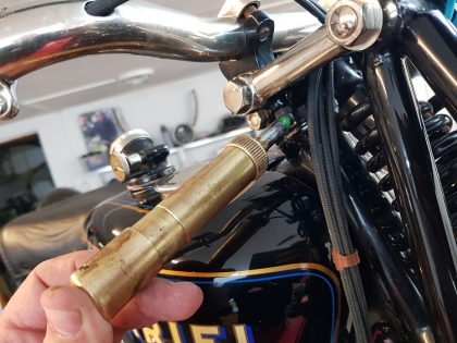 Interval mazania motocyklov Ariel