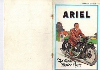 1927 Ariel katalog predajný NEMECKO